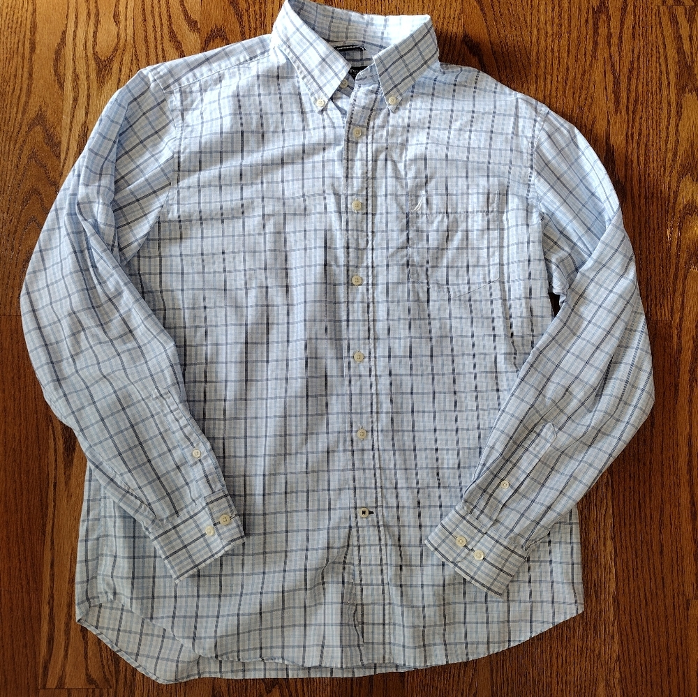Nautica Men's Casual Dress Shirt (L)